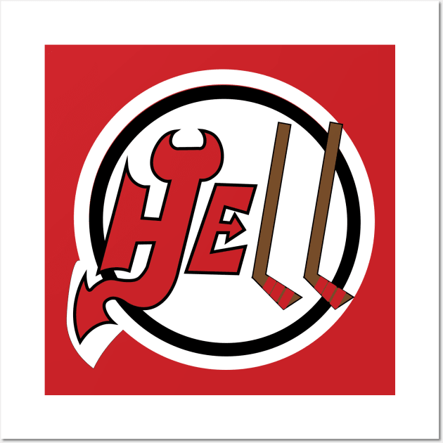 H-E-Double Hockey Sticks Wall Art by MAS Design Co